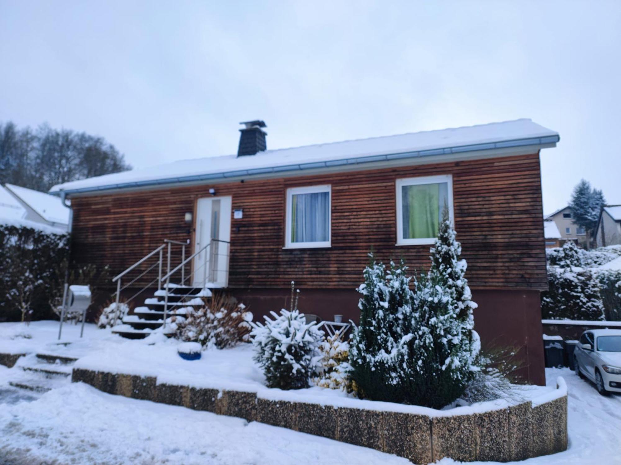 Modernes Rhombushaus mit Garten&Teich nähe Wald Balve Exterior foto